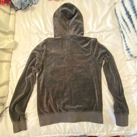 Juicy Couture Black Label Grey Velour Tracksuit - Picture 4 of 10